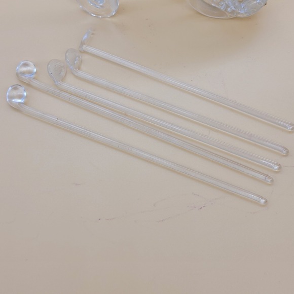 Hand Blown Spun Glass Golf Club Set and Bag Cart Figurine - Picture 4 of 8